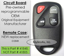Keyless entry remote transmitter clicker control keyfob wireless fob model 41848 picture