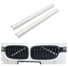 White Front Grill V Bar Brace Decoration Cover Trim Stripe For BMW 1 2 3 4 5 7 8 picture