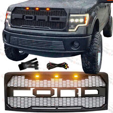 Front Grille Fit For 2009 2010-2014 FORD F150 F-150 Grill Raptor Style W/Letters picture