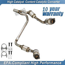 For 2007-2009 Jeep Wrangler JK 3.8L Y-Pipe Front Exhaust Catalytic Converter EPA picture