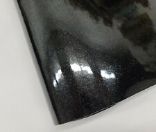 Gloss Black Sparkle Diamond Metallic Vinyl Car Auto Wrap Decal Sticker Film Roll picture