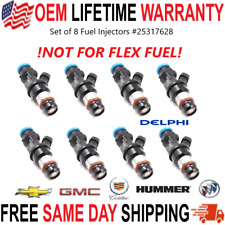 UPGRADED OEM Delphi x8 4 hole Fuel Injectors for 2001-2006 GM Chevy GMS Cadillac picture