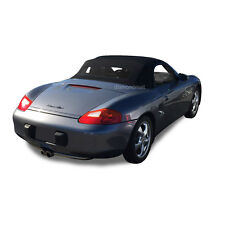 Porsche Boxster 1997-02 Convertible Soft Top & Heated Glass Window Black Cloth picture