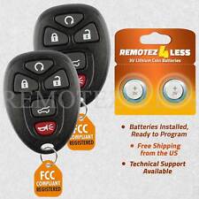2 For 2011 2012 2013 2014 2015 2016 2017 Chevrolet Traverse Remote Car Key Fob picture
