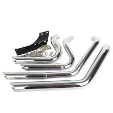 Staggered Shortshot Exhaust Pipes Fit For Harley Sportster Iron 883 XL883N 04-13 picture