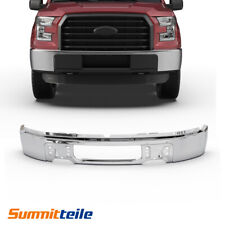 New Front Chrome Bumper Face Bar Stamped Steel For 2009-2014 Ford F150 F-150 picture