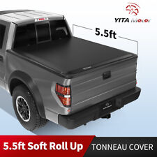 5.5 ft Bed Tonneau Cover Soft Roll up for 2022-2024 Toyota Tundra Truck w/ Lamp picture