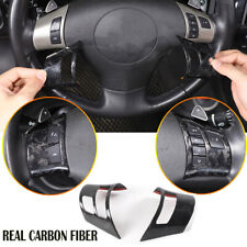 Forged Real Carbon Fiber Steering Wheel Button Trim Frame For Corvette C6 05-13 picture