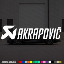 Akrapovic Exhaust Logo Decal Sticker Many Sizes and Colors picture