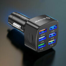 6Ports USB Car Phone Charger Adapter QC3.0 LED Display Fast Charging Accessories picture