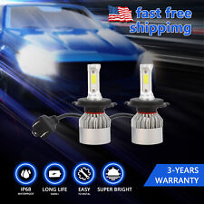 2-SIDE H4 9003 LED Headlight Bulbs Conversion Kit High/Low Beam 6500K White picture