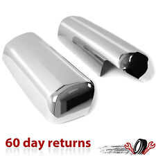 Replacement Chrome Door Mirrors Covers Pair LH + RH Fits Peterbilt 579 picture