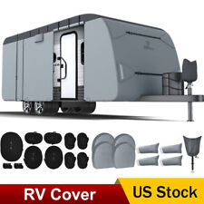RVMasking 7 Ply RV Cover Travel Trailer Cover for Camper 18'-26' Waterproof 600D picture