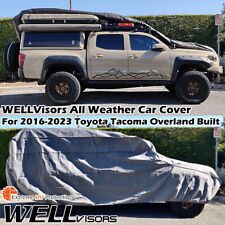 WellVisors All Weather Car Cover For 16-23 Toyota Tacoma Overland Off-Road Build picture