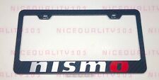 Nismo 100% Carbon Fiber Style Stainless Metal Finished License  Frame Holder picture