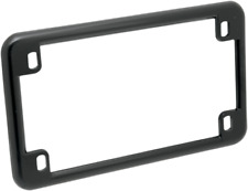 360 TWIN BLACK 7″ x 4″ MOTORCYCLE LICENSE PLATE FRAME picture