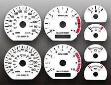 1999-2004 Ford Mustang 35th Anniversary Instrument Cluster White Face Gauges picture