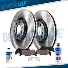 Front Disc Rotors + Ceramic Brake Pads for 2012 2013 2014 2015 - 2019 VW Beetle picture