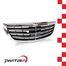 Fits For Mercedes Benz S-Class W222 2014-2020 Chrome Front Bumper Grill picture