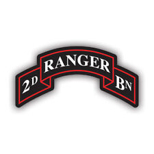 2nd Ranger BN Sticker Decal - Weatherproof - insignia 75th ranger regiment army picture