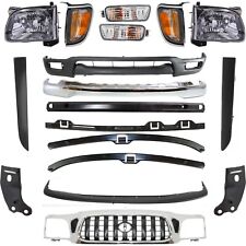 Front Bumper Kit For 2001-2004 Toyota Tacoma 4 Wheel Drive Chrome picture