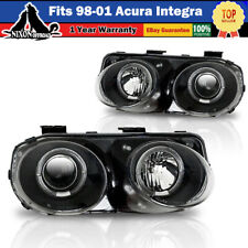 PAIR Headlights For 1998 1999 2000 2001 Acura Integra Head Lamps US Stock picture