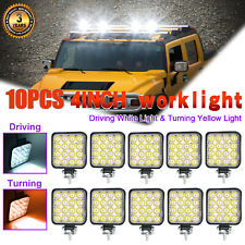 1-20pcs 48W Square LED Work Light Truck OffRoad Tractor Flood Lights 2-Colors picture
