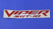 03-05 Dodge Viper SRT-10 Decal Emblem Nameplate Badge Mopar New OEM picture