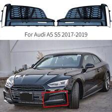 For Audi A5 S5 2017-2019 Black Front Bumper Fog Light Cover Grille Trim picture
