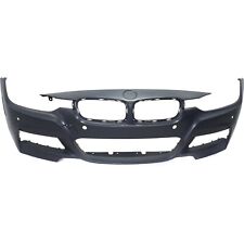Front Bumper Cover For 2013-2016 BMW 328i w/ M Sport/PDC Sensor Holes/Cam Primed picture