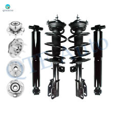 8PC Wheel Hub Bearing-Quick Complete Strut-Shock For 2008-2012 Buick Enclave FWD picture