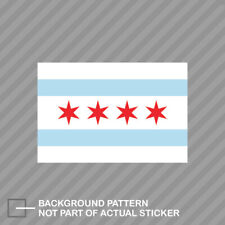 Flag of Chicago Sticker Decal Vinyl City of Chicago flag il picture
