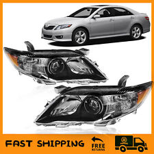 For 2010-2011 Toyota Camry Black Headlights Headlamp Lamp Left+Right Light 10-11 picture