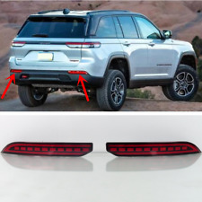 For 2022-2024 Jeep Grand Cherokee L LED Rear Fog Light Tail Bumper Light Sets 2p picture