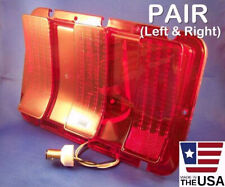 PAIR 1967-1968 MUSTANG SEQUENTIAL LED BRAKE/TAIL LIGHTS WITH LENS FOR '67-'68 picture