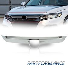 Front Bumper Grille Trim Upper Grill Molding Chrome For 2021 2022 Honda Accord picture
