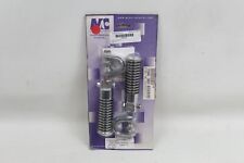  MC Enterprises Oring 1 Inch 1 1/4 Chrome Universal Footpegs Footpeg Kit NEW picture