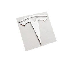 For Tesla Model 3 Silver Chrome Badge Rear Trunk Boot Back Emblem Sticker  picture