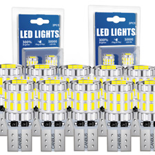 10pcs T10 W5W LED Cúpula Licencia Lado Marker Luz Bombillas 6000K Super Blanco picture