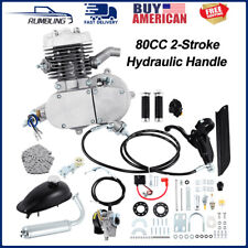 Hydraulic 80CC 2 Stroke Gas Petrol Engine Motor Kit Set Motorized Bike Bicycle picture