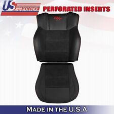 2006 to 2010 For Dodge Charger RT Driver Top Bottom Perf Leather Seat Covers BLK picture