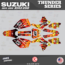 Graphics Decal Kit For Suzuki RMZ250 RMZ 250 2014 2015 2016 Thunder-Red picture