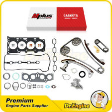 Head Gasket Set Timing Chain Kit Water Pump Fit 01-10 Toyota Camry Solara 2.4L picture