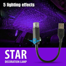 USB Car Interior Roof LED Star Light Atmosphere Starry Sky Night Projector Lamp picture