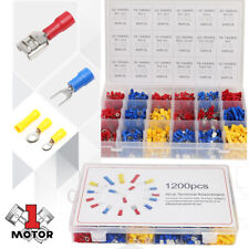 1200 Pcs 22-16/14-16/10-12 AWG Insulated Wire Terminal Connector Assortment Kit picture