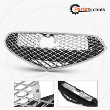 Front Upper Grille Chrome W/ Camera Hole Grill For 2022-2023 Genesis G70 Sport picture
