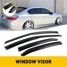 For 2018-2020 Honda Accord Glossy Black Tinted Window Visor Car Auto Accessories picture