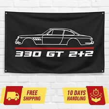 For Ferrari 330 GT 2+2 Car Enthusiast 3x5 ft Flag Birthday Gift Banner picture