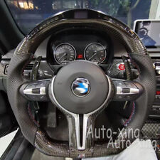Real Carbon Fiber Led Steering Wheel for BMW M1 M2 M3 M4 M5 M6 M7 X5 X6 F82 F10 picture