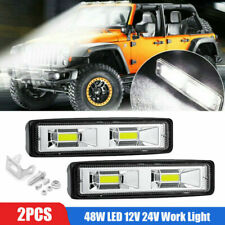 2PCS 48W LED 12V 24V Work Light Flood Light Off Road ATV SUV Boat For Jeep Truck picture